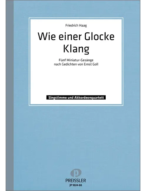 Wie einer Glocke Klang